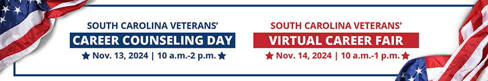 Veterans' Career Counseling Day (Nov. 13) and Virtual Career Fair (Nov. 14)